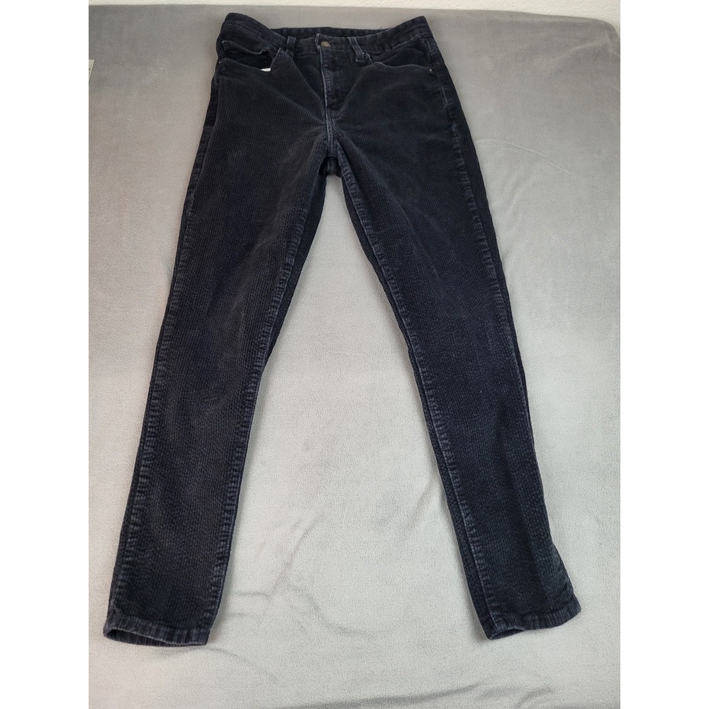 Levi's Corduroy Pants Womens‎ 30 30(30 27) Blue Lightweight Pencil Cords Preppy